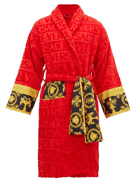 versace bathroom red|versace housecoat.